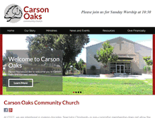 Tablet Screenshot of carsonoaks.org